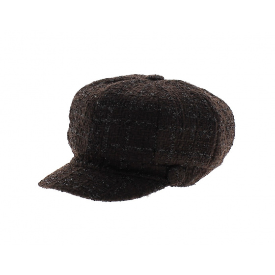 Brown fancy Leona cap