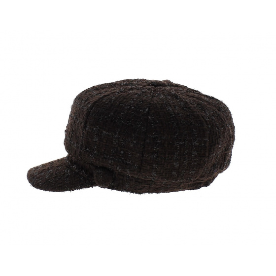 Brown fancy Leona cap Brown fancy Leona cap