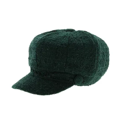casquette merry verte - achat casquette gavroche Reference : 7251 | Chapellerie Traclet