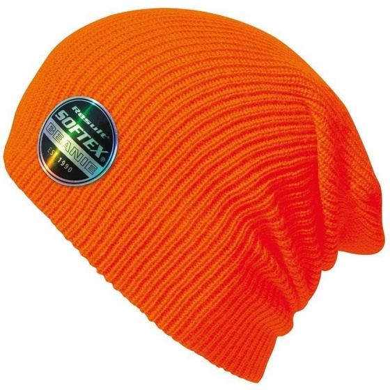 Long Orange Maranello Beanie
