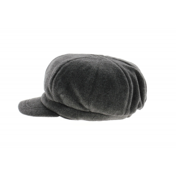 Casquette Gavroche  Polaire Grise Fonce Casquette Gavroche  Polaire Grise Fonce