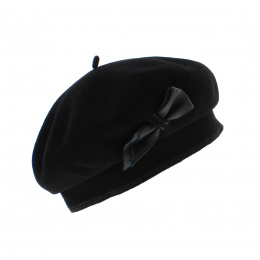 Black Colette Beret - Heritage by Laulhère