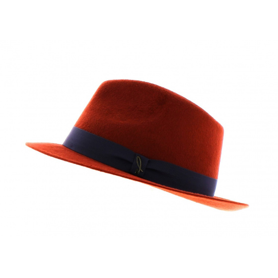 Chapeau Trilby Doria rouille Chapeau Trilby Doria rouille