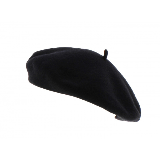 Saint Jean de Luz Fine Black Basque Beret - Elosegui