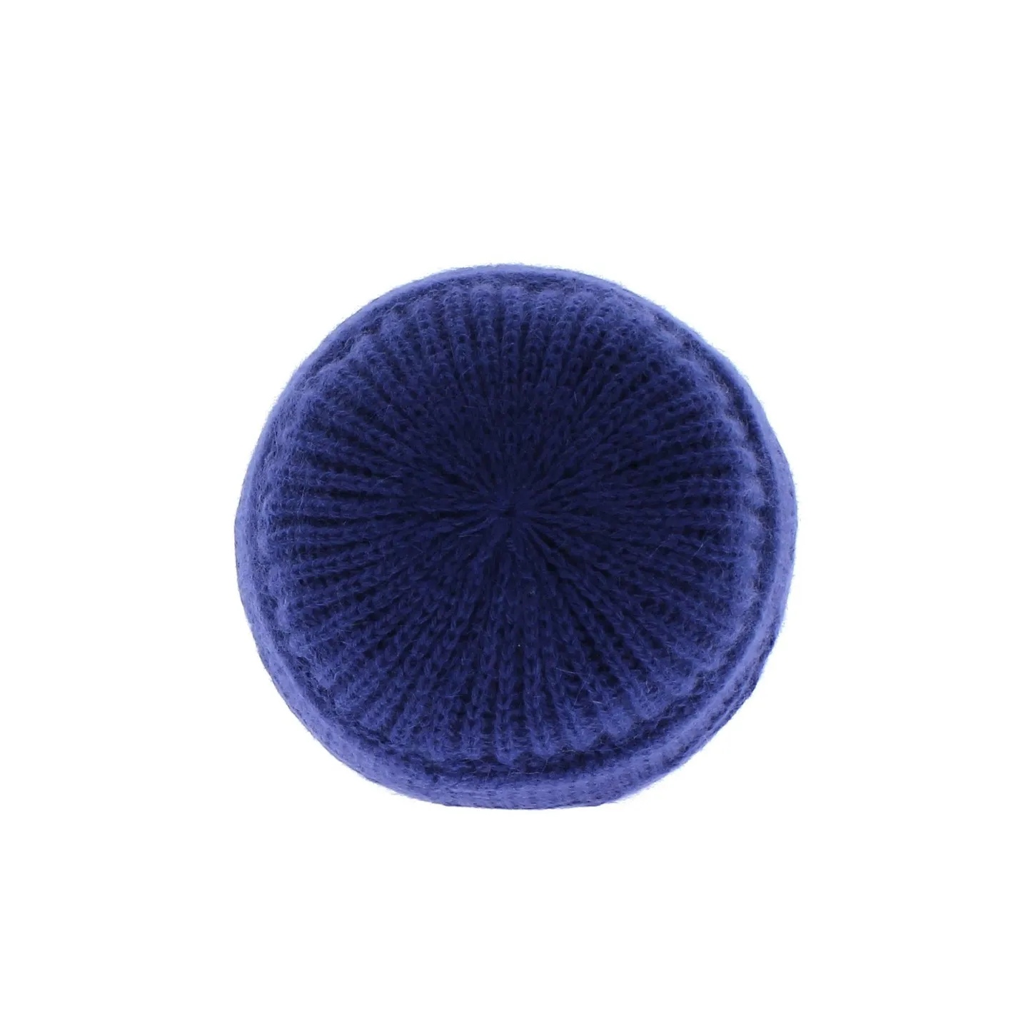 Bonnet-Berret Femme Angora-Achat bonnet angora-Bonnet-berret Tricote-Bleu Reference : 7284 | Chapellerie Traclet