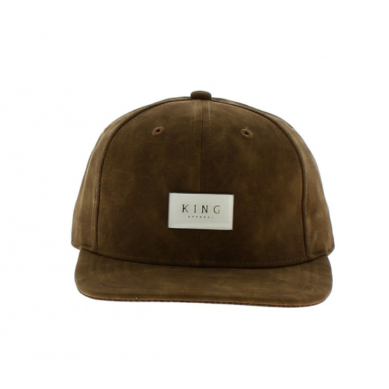 Silverline 6 Panel Camel Cap - KING APPAREL Silverline 6 Panel Camel Cap - KING APPAREL