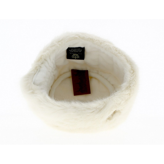 JOSH White Faux Fur Beanie Hat - Barts JOSH White Faux Fur Beanie Hat - Barts