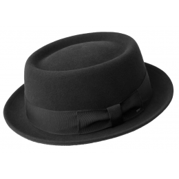 Black Darron Porkpie Hat - Bailey