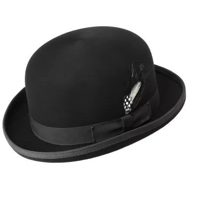 Chapeau Derby Melon Noir- Bailey Reference : 7300 | Chapellerie Traclet