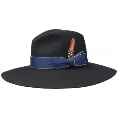 Capeline feutre bleu - Plum Stetson Reference : 7301 | Chapellerie Traclet