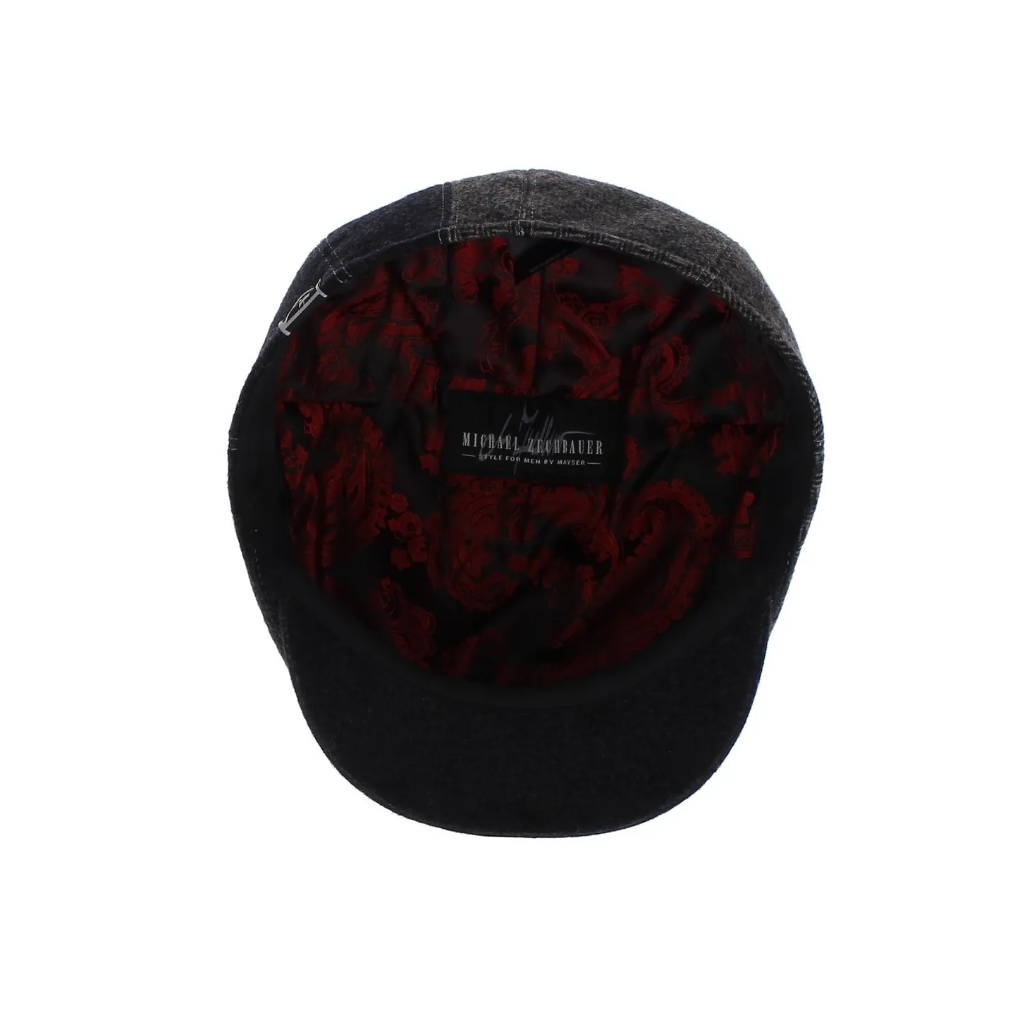 HOPKINS Mayser Flat Hatteras Cap Heather Grey Reference: 2460 | Traclet Hat Shop