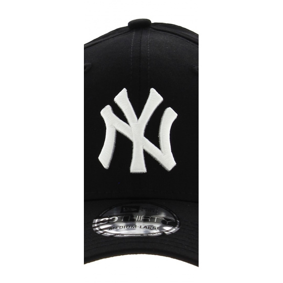 NY Yankees Baseball Cap-New Era 39Thirty League Basic Black