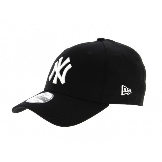 NY Yankees Baseball Cap-New Era 39Thirty League Basic Black
