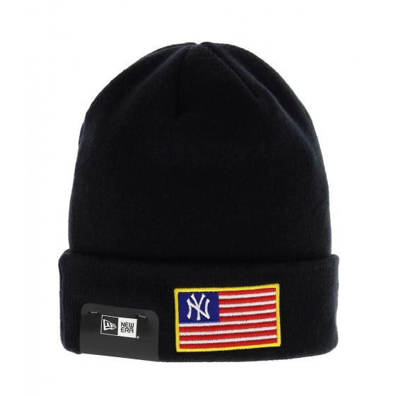 MLB Flag Knit Neyya New Era Beanie Navy Blue MLB Flag Knit Neyya New Era Beanie Navy Blue