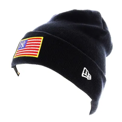 MLB Flag Knit Neyya-New Era-Traclet-Navy Blue Beanie Reference: 7324 | Traclet Hat Shop
