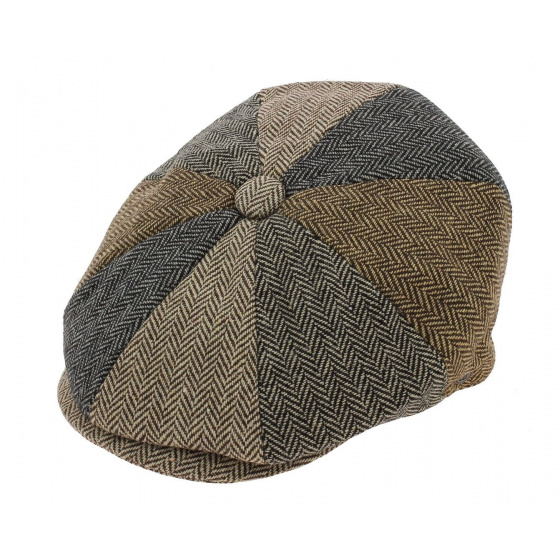 patchwork Irish cap