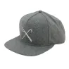 Casquette Plate Snapback Hard Graft Grise Laine King Apparel Reference : 7349 | Chapellerie Traclet