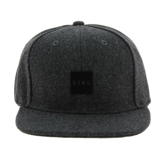 Casquette Snapback Sterling Laine Grise - King Apparel Casquette Snapback Sterling Laine Grise - King Apparel