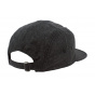 The Richmond Wool Strapback Cap Grey - Coal