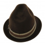 Jazzy Trilby Hat Wool Felt brown - Aussie Apparel