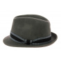 Grey wool felt Jazzy Trilby hat - Aussie Apparel
