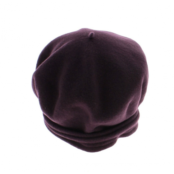 Chopin Heritage Beret by Laulhère - Purple