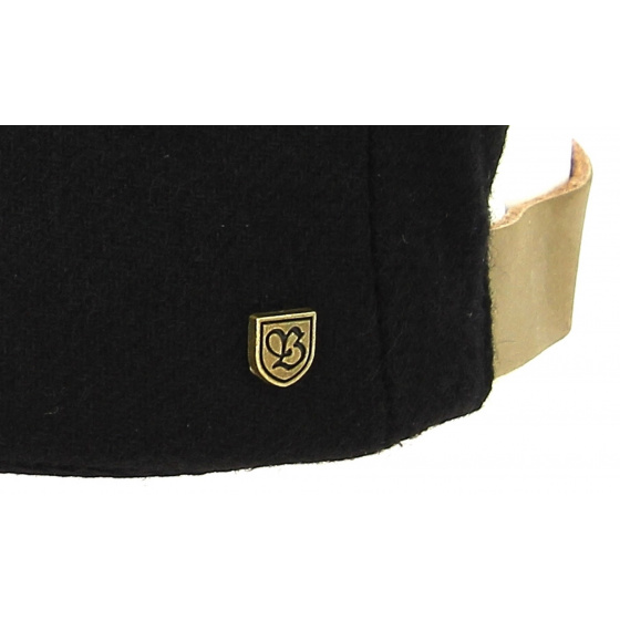 Casquette Plate Seth Noir - Brixton