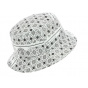 White Cotton Bandana Bucket Hat & Prints - Huf