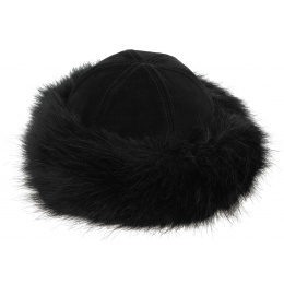 Toque made in france Woman Oxana Black Leather - Traclet