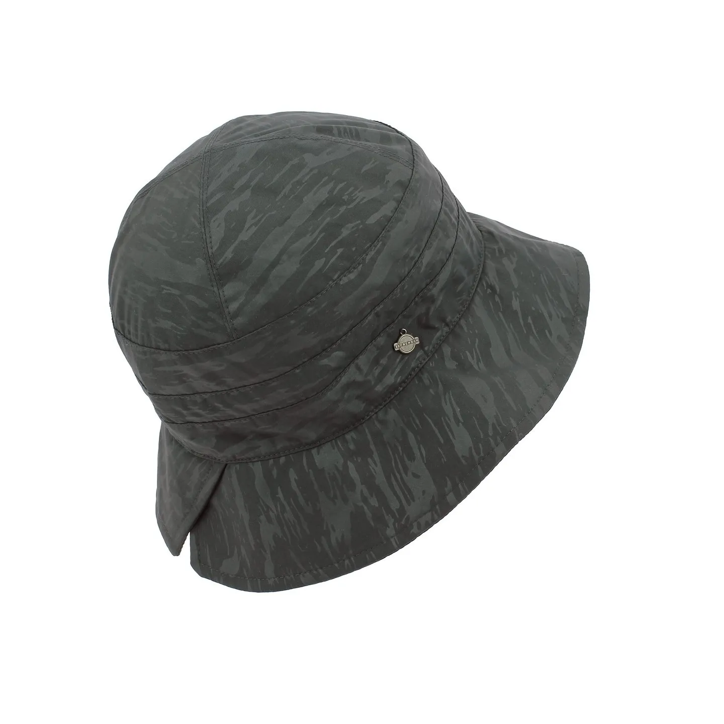 Grey Rain Cloche Hat - Seeberger Reference: 7411 | Traclet Hat Shop