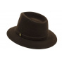 Brown l'Uomo Fur Felt Traveller Hat - Guerra 1855