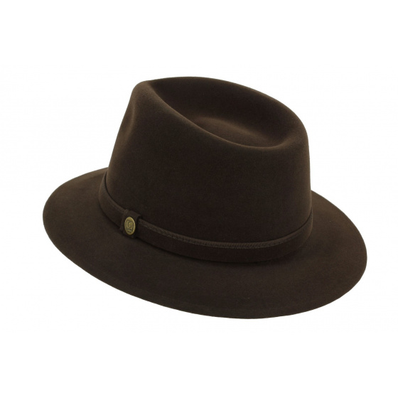 Chapeau Traveller l'Uomo Feutre Poils Marron - Guerra 1855 Chapeau Traveller l'Uomo Feutre Poils Marron - Guerra 1855