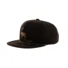 Casquette Stag Visiere Plate - The Wilderness - Coal- Traclet- Marron Chocolat Reference : 7432 | Chapellerie Traclet