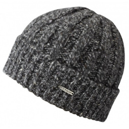 Crest Hill Cashmere charcoal beanie