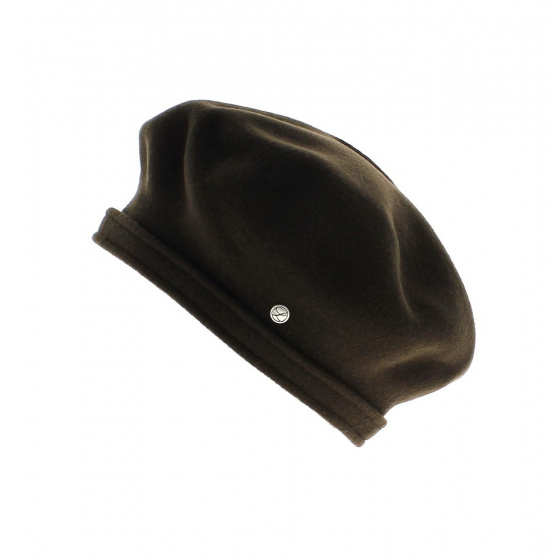 Berthe Heritage Beret by Laulhère - Chocolate Brown