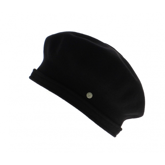 Beret Berthe Héritage par Laulhère - Noir Beret Berthe Héritage par Laulhère - Noir