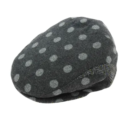 Casquette Plate Troon Laine Anthracite - Mtm Reference : 7463 | Chapellerie Traclet