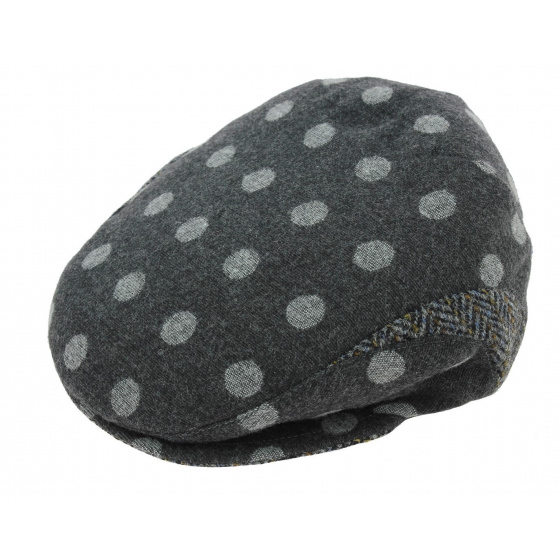 Troon Wool Flat Cap Anthracite - Mtm