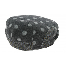 Casquette Plate Troon Laine Anthracite - Mtm