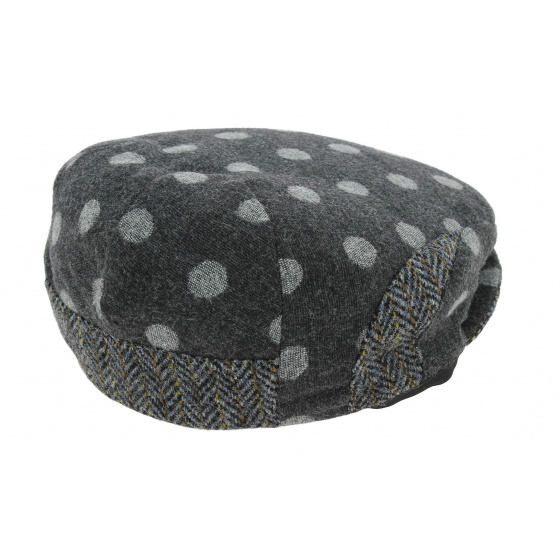 Troon Wool Flat Cap Anthracite - Mtm