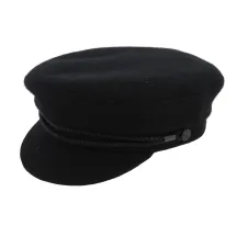 Casquette De Marin Cancale Laine Noir - Traclet