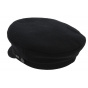 Cancale Black Wool Sailor's Cap - Traclet