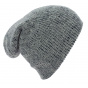 Blue Retro Long Beanie Tchita Acrylic - Traclet
