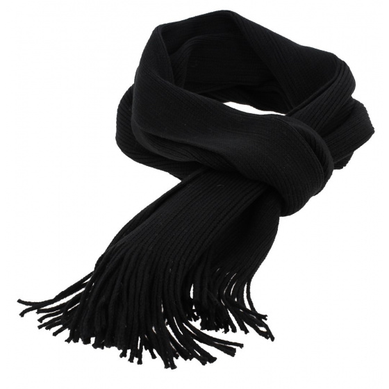 Dressy Acrylic Scarf Black - Atlantis