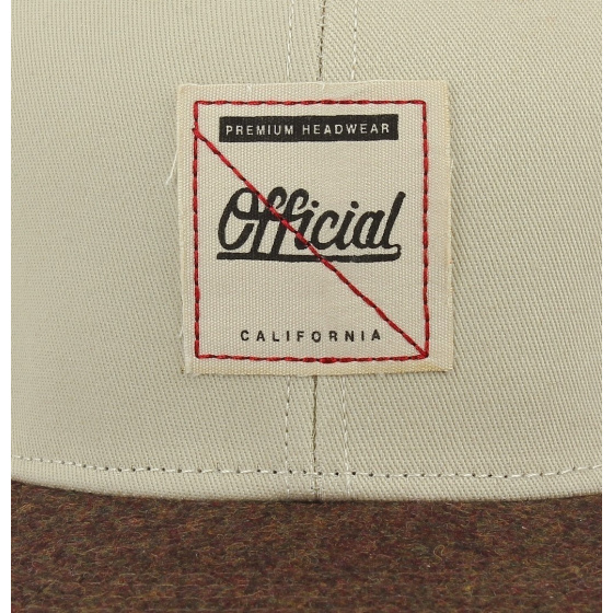 Casquette Strapback Journey Beige - Official