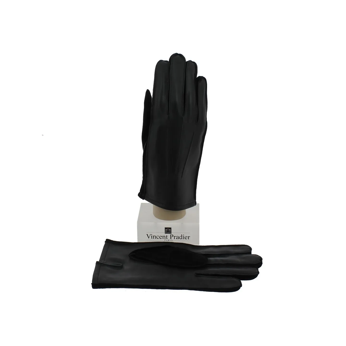 Gant Homme Cuir Mouton & Daim Noir - Vincent Pradier Reference : 610 | Chapellerie Traclet