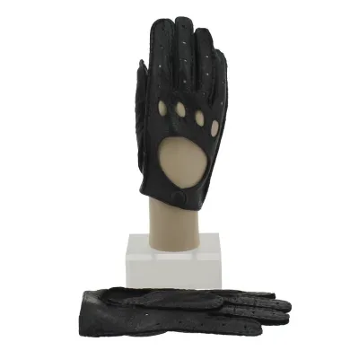 Gants de Conduite Cuir Pécari Noir - Roeckl Reference : 4464 | Chapellerie Traclet