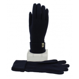 Edin Mixed Navy Gloves - Roeckl