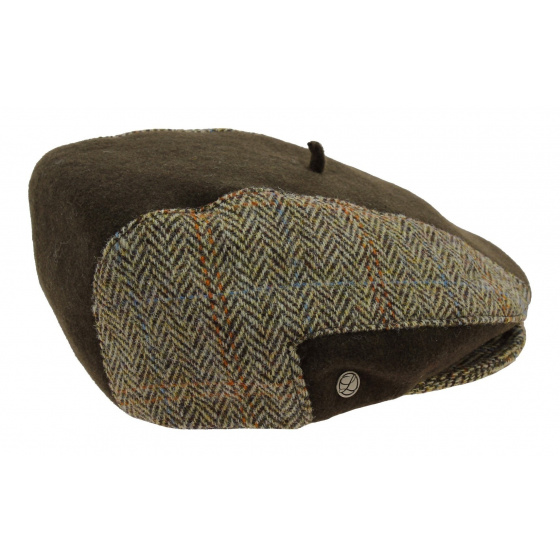Harry Tweed Brown Flat Cap - Heritage by Laulhère