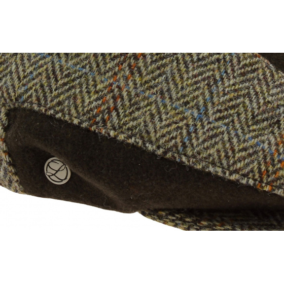 Harry Tweed Brown Flat Cap - Heritage by Laulhère